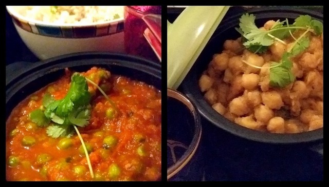Dobbelt op på indisk curry: Chana Masala og Ærte Curry med Perfekte Ris (HCLF, TSS)