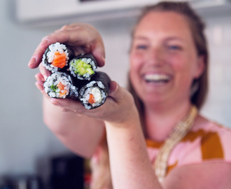 Hjemmelavet sushi og kogevejledning til sushiris