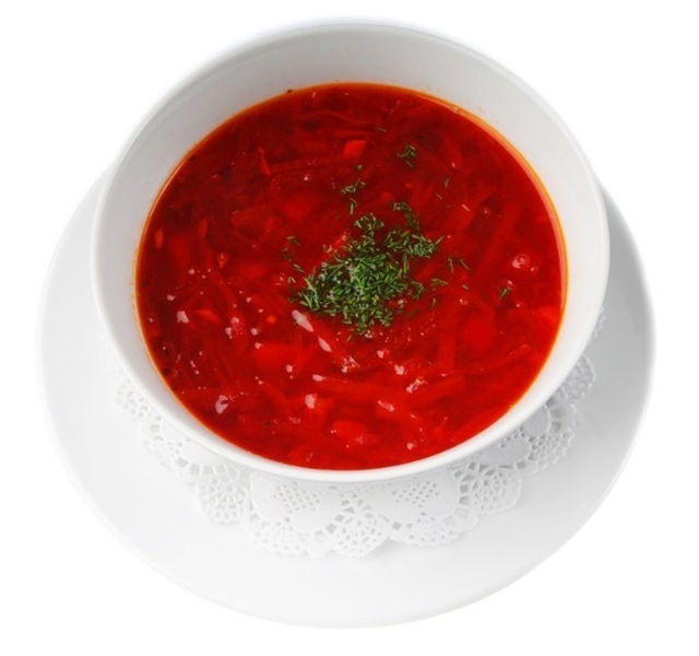 Opskrift på original Russisk Borsh suppe (Rødbedesuppe)
