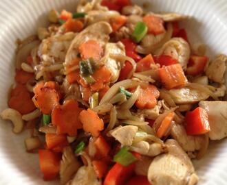 Chicken cashew paleo style