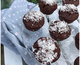 Chokolademuffins med kokos