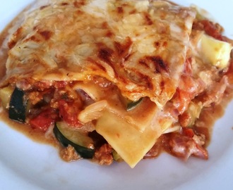 Vegetarisk Lasagne med Ratatouillesauce