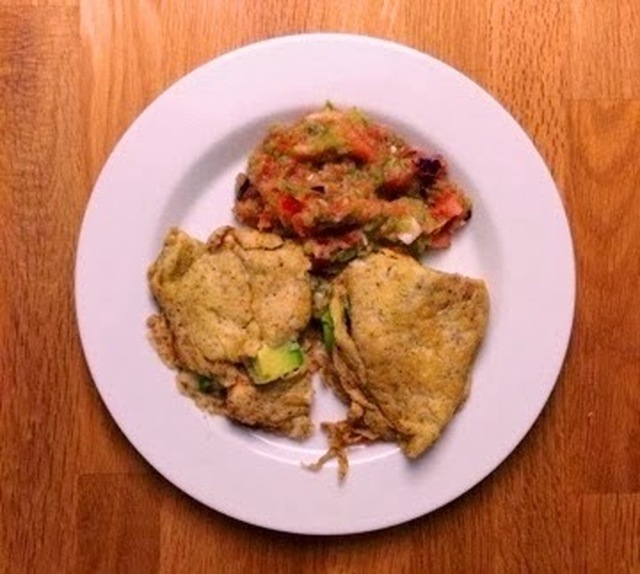 Low carb quesadillas med kylling og hjemmelavet salsa