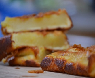 Blondies -Brownies med hvid chokolade