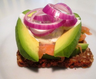 Rugbrød med Laks og Avocado