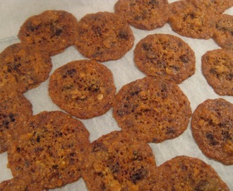 Glutenfrie chokolade/nødde - cookies