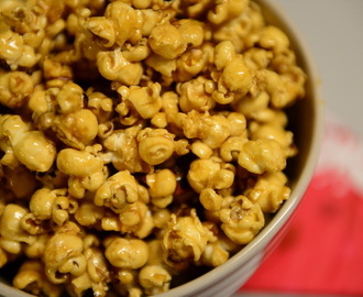 Karamelliserede Popcorn
