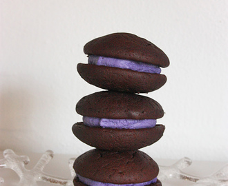 Whoopie pies med kakao