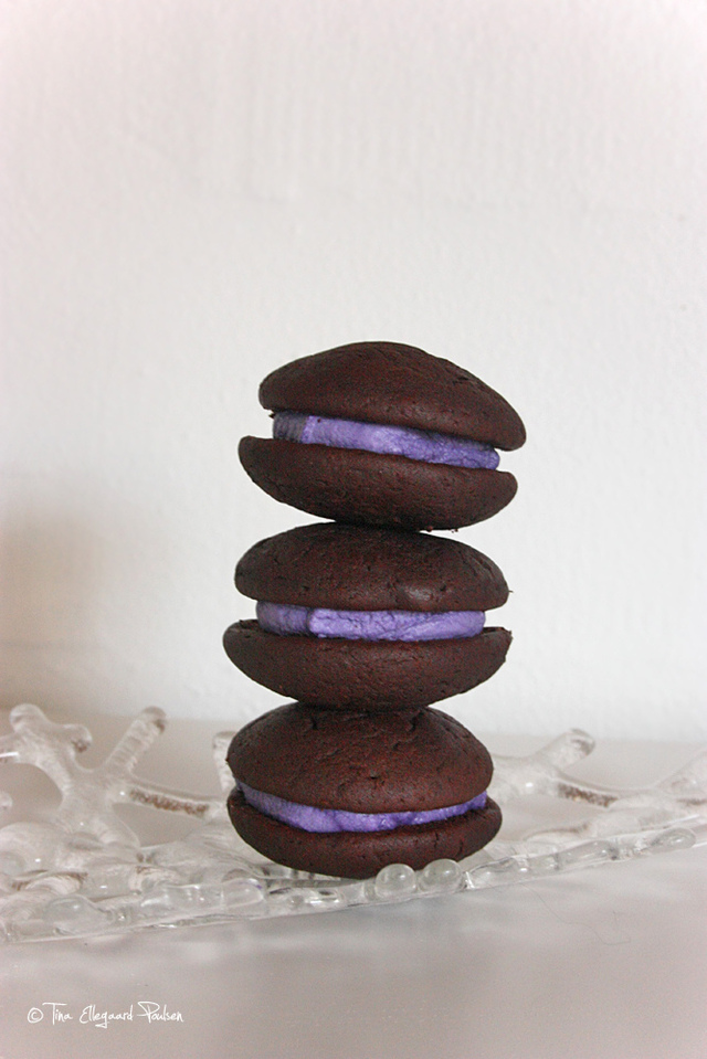 Whoopie pies med kakao