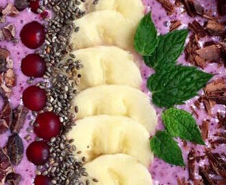 Frisk morgenmad: Smoothie bowl