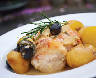 Provence på en tallerken: Kylling, oliven, rosmarin, sennep og andet godt