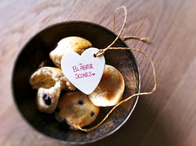 Blåbær/citrus Scones