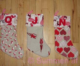 Julesok DIY - Christmas stocking tutorial