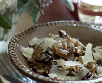 Risotto med skovsvampe