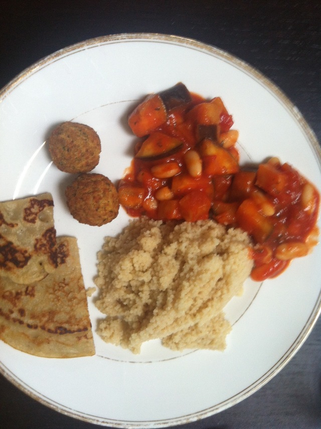 Couscousretten med falafel