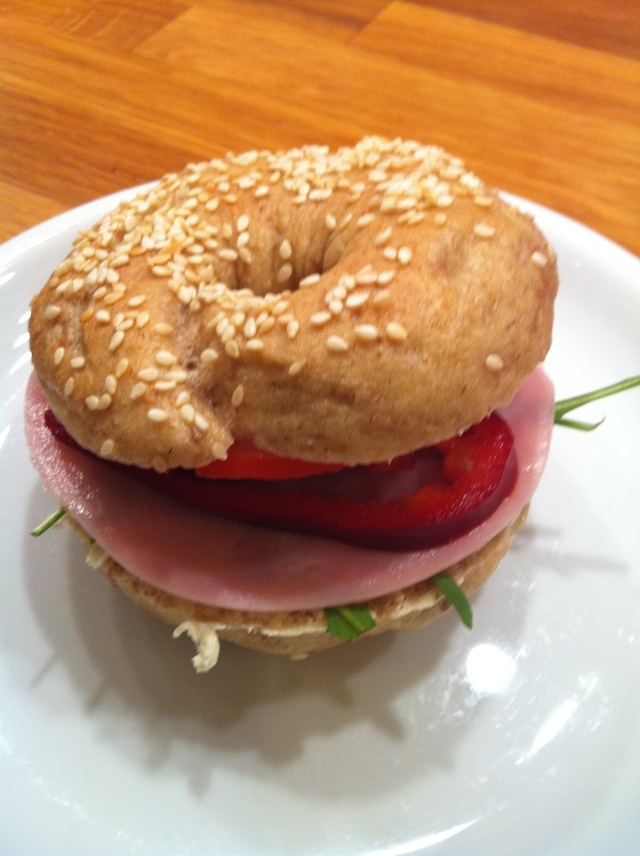 Bagels til frokost!