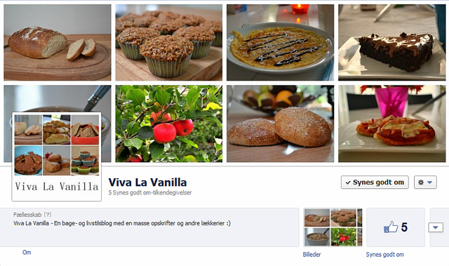 Følg Viva La Vanilla På Facebook