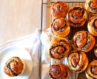 Kanelbollens dag – Kanelsnegle med æble