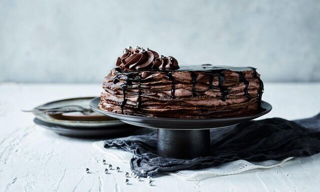 Opskrift: Pandekagekage med Chokolademousse
