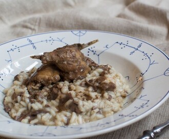 Risotto med skovduer – risotto ai colombacci