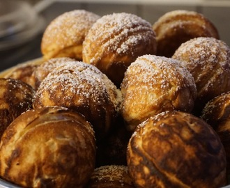 Æbleskiver med kærnemælk – ca. 35 stk.