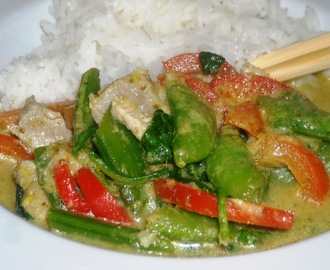 Thai Curry med Svinekød