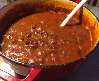 Chili con carne med skært oksekød