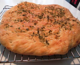 Focaccia med Timian