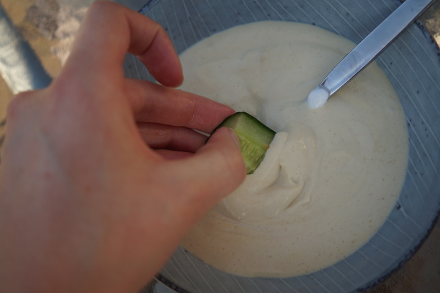 Salatdressing med skyr og sennep (sukkerfri)