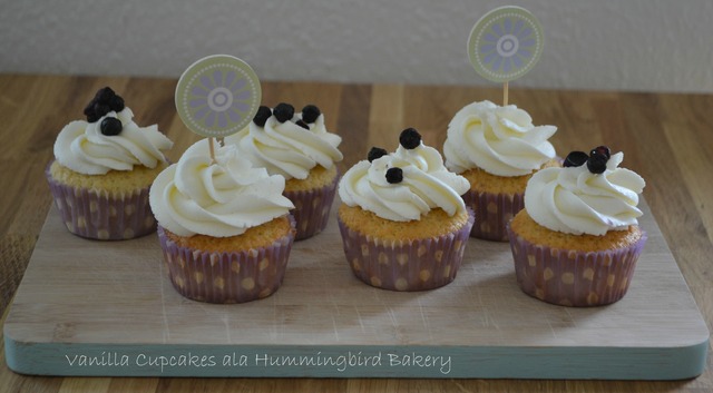 Vanille cupcakes ala Hummingbird Bakery