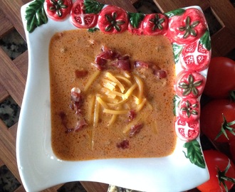 Spicy Bacon Cheeseburger Soup - LCHF