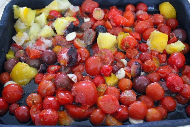 Tomatsuppe på friske tomater med hjemmelavede croutoner