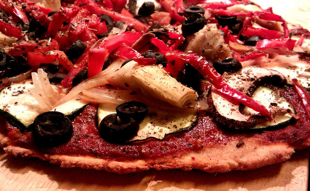 Glutenfri Pizza – Rød & Grøn