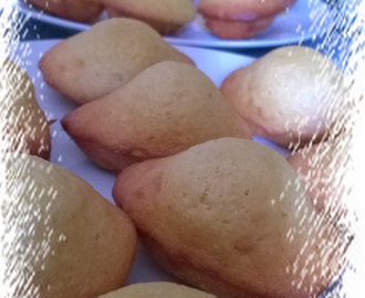 Madeleines à la fleur d’oranger