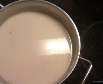 Hvid hestebønne suppe