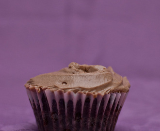 Chokoladecupcakes med nutella frosting