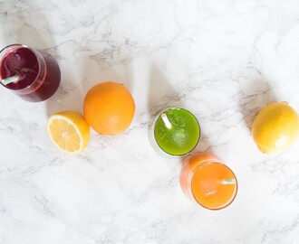 Recipe: 3 detox juices