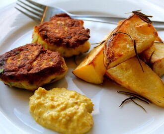 Sprøde Fiskedeller med nem hjemmelavet Remoulade og Chunky Ovnfritter