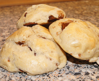 Chokomandens chokolade scones