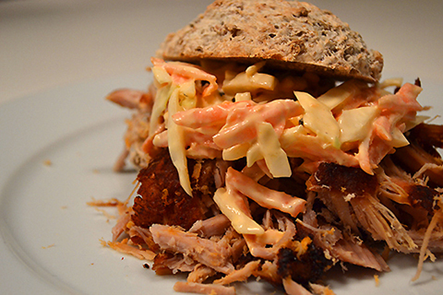 Pulled pork og hjemmelavet coleslaw