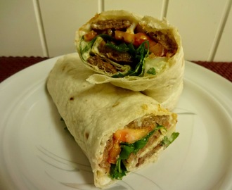 Wraps med løvstek & potetsalat ♫