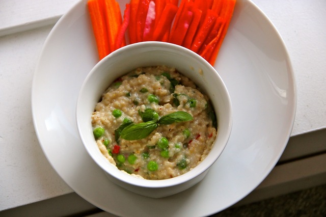 Oat Risotto With Peas