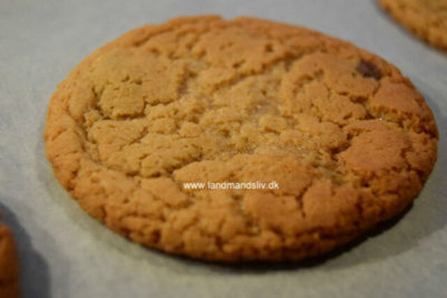 Store chokolade cookies fra “Spis og Spar”