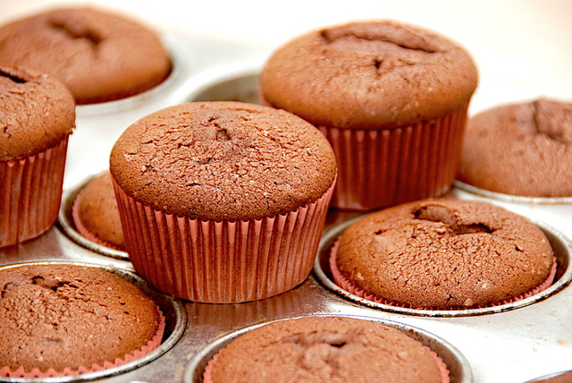 Chokolademuffins – nem opskrift på muffins med kakao