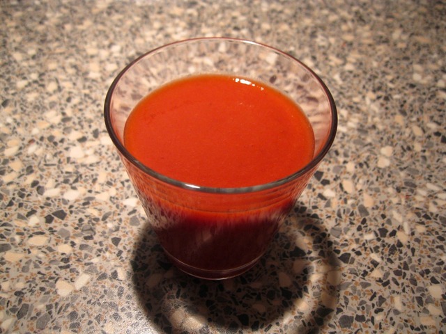 Rabarber-jordbær smoothie