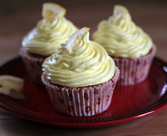 Opskrift på citron cupcakes med citron guf