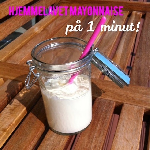 Hjemmelavet mayonnaise - på 1 minut!