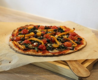 Ren vegetarisk pizza lykke!