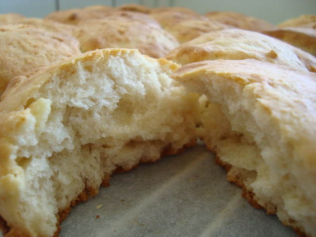 Scones med hvid chokolade