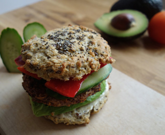 Glutenfri vegetar burger